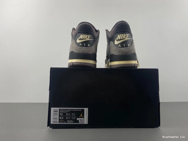 Boostmaster lin x Ma Black Air 3 Jordan A FZ4811-001 Maniere 0730